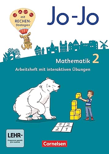 Stock image for Jo-Jo Mathematik 2. Schuljahr - Allgemeine Ausgabe 2018 - Arbeitsheft mit interaktiven bungen auf scook.de und CD-ROM for sale by Revaluation Books