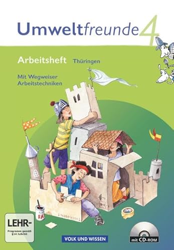 Stock image for Umweltfreunde - Thringen - Ausgabe 2010 - 4. Schuljahr Arbeitsheft - Mit Wegweiser Arbeitstechniken und CD-ROM for sale by Buchpark