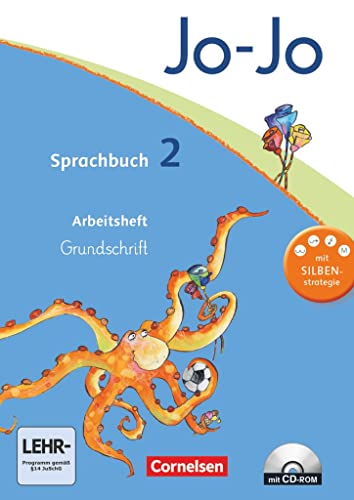 Stock image for Jo-Jo Sprachbuch - Allgemeine Ausgabe - Neubearbeitung: 2. Schuljahr - Arbeitsheft in Grundschrift mit CD-ROM for sale by medimops