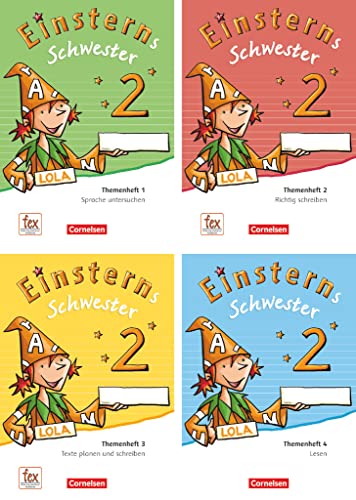 9783060835560: Einsterns Schwester - Sprache und Lesen 2. Schuljahr. Themenheft 1-4 und Projektheft mit Schuber. Verbrauchsmaterial: Themenhefte 1-4 und Projektheft mit Schuber - Verbrauchsmaterial