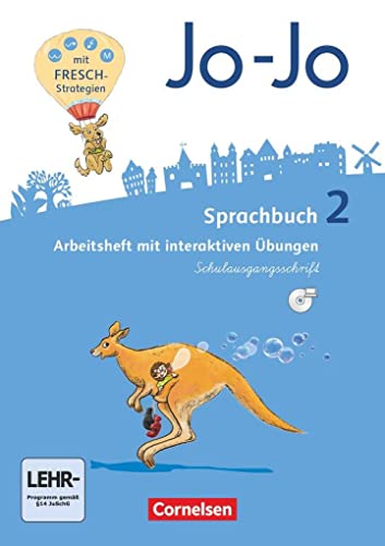 Stock image for Jo-Jo Sprachbuch - Allgemeine Ausgabe - Neubearbeitung 2016: 2. Schuljahr - Arbeitsheft in Schulausgangsschrift mit CD-ROM: Mit interaktiven bungen for sale by medimops