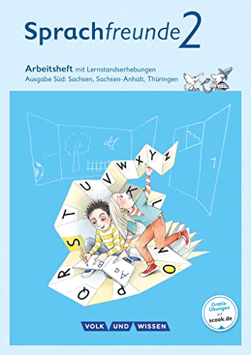 Stock image for Sprachfreunde - Ausgabe Sd - Neubearbeitung 2015: 2. Schuljahr - Arbeitsheft in Schulausgangsschrift for sale by medimops