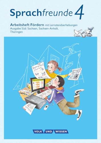 Stock image for Sprachfreunde 4. Schuljahr - Ausgabe Sd (Sachsen, Sachsen-Anhalt, Thringen) - Arbeitsheft Frdern -Language: german for sale by GreatBookPrices