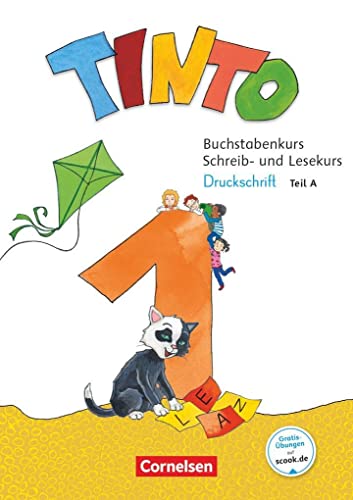 Stock image for Tinto 1 - Neubearbeitung 2018: 1. Schuljahr - Buchstabenkurs Schreiben/Lesen Druckschrift: Teil 1 und 2 im Paket, mit Buchstabenhaus for sale by medimops