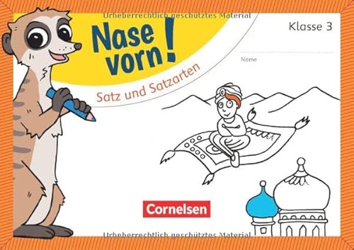 Imagen de archivo de Nase vorn! - Deutsch 3. Schuljahr - Satz und Satzarten: �bungsheft a la venta por Chiron Media
