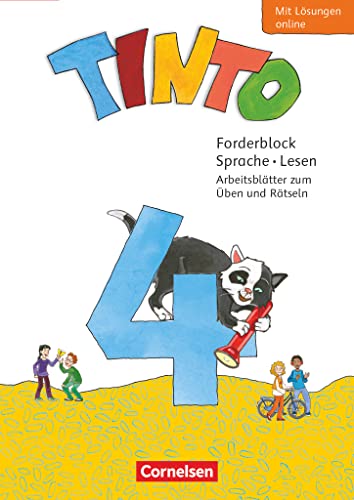 Beispielbild fr Tinto Sprachlesebuch 2-4 - Neubearbeitung 2019 - 4. Schuljahr: Forderblock Sprache und Lesen - Arbeitsbltter zum ben und Rtseln mit Lsungen zum Verkauf von medimops