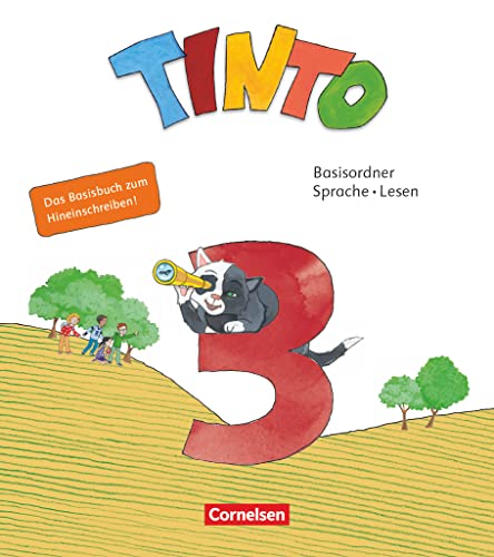 Tinto Sprachlesebuch 2-4 - Neubearbeitung 2019: 3. Schuljahr - Basisordner Sprache und Lesen zum Hineinschreiben: Verbrauchsmaterial mit Wörterliste und BuchTaucher-App - Bruns, Christiane, Jochmann, Eva