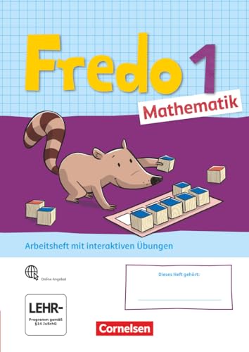 Beispielbild fr Fredo - Mathematik - Ausgabe A - 2021 - 1. Schuljahr: Arbeitsheft mit interaktiven bungen auf scook.de - Mit Stickerbogen zum Verkauf von medimops