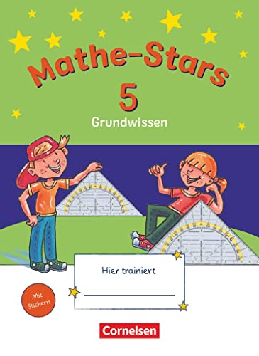 9783060848058: Mathe-Stars - Grundwissen - 5. Schuljahr: bungsheft - Mit Lsungen