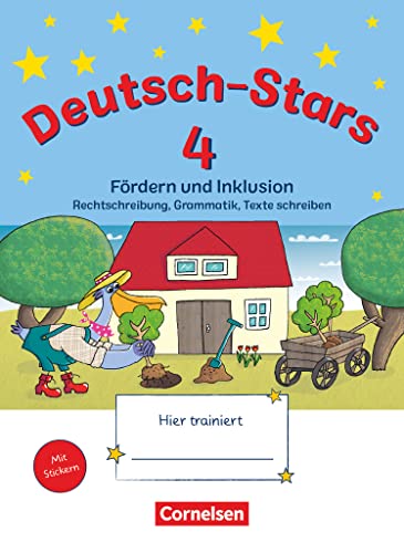 Beispielbild fr Deutsch-Stars - Allgemeine Ausgabe: 4. Schuljahr - Frdern und Inklusion: bungsheft. Mit Lsungen zum Verkauf von medimops