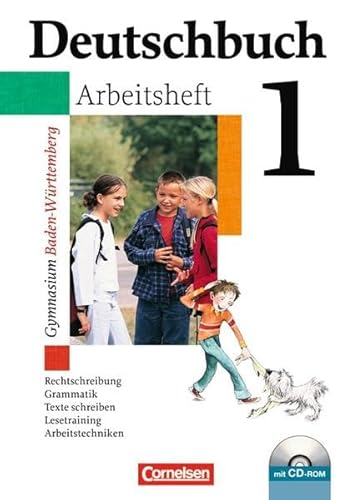 Beispielbild fr Deutschbuch - Gymnasium Baden-Wrttemberg: Band 1: 5. Schuljahr - Arbeitsheft mit Lsungen und bungs-CD-ROM zum Verkauf von medimops