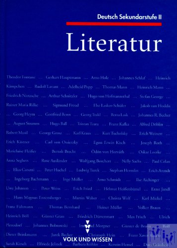 Beispielbild fr Literatur Oberstufe Deutsch - bisherige Schreibweise: Ein Lese- und Arbeitsbuch zum Verkauf von Versandantiquariat Felix Mcke