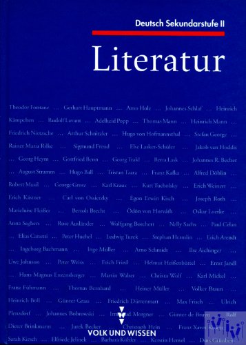 Stock image for Literatur Oberstufe Deutsch - bisherige Schreibweise: Ein Lese- und Arbeitsbuch for sale by Versandantiquariat Felix Mcke