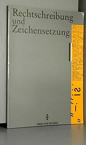 Rechtschreibung und Zeichensetzung. RSR. Ein Ãœbungsbuch fÃ¼r jedermann. (9783061017354) by KÃ¼ttel, Hartmut