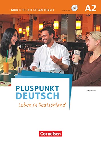 Imagen de archivo de Pluspunkt Deutsch - Leben in Deutschland A2: Gesamtband - Arbeitsbuch mit Audio-CDs und Lsungsbeileger a la venta por Better World Books