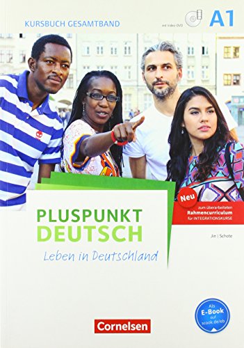 Stock image for Pluspunkt Deutsch A1: Gesamtband - Allgemeine Ausgabe - Kursbuch mit interaktiven bungen auf scook.de: Leben in Deutschland. Mit Video-DVD for sale by Better World Books