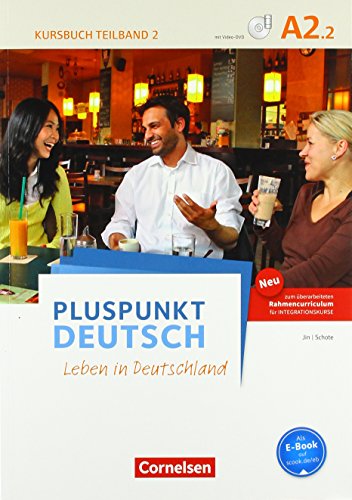 Beispielbild fr Pluspunkt Deutsch - Leben in Deutschland - Allgemeine Ausgabe: A2: Teilband 2 - Kursbuch mit Video-DVD zum Verkauf von medimops