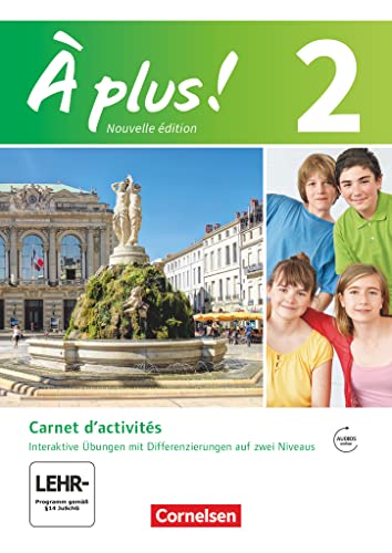 Stock image for  plus! Nouvelle dition. Band 2. Carnet d'activits mit interaktiven bungen auf scook.de: Mit Audio- und Video-Materialien und eingelegtem Frderheft for sale by Revaluation Books