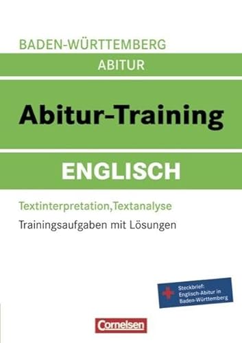 Stock image for Abitur-Training Englisch. Arbeitsbuch Baden-Wrttemberg 2012 : Trainingsaufgaben mit Lsungen for sale by Buchpark