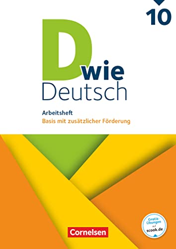 Stock image for D wie Deutsch - Zu allen Ausgaben 10. Schuljahr - Arbeitsheft mit Lsungen for sale by GreatBookPrices
