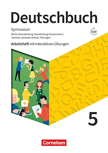 Beispielbild fr Deutschbuch Gymnasium - Berlin, Brandenburg, Mecklenburg-Vorpommern, Sachsen, Sachsen-Anhalt und Thringen - Neue Ausgabe: 5. Schuljahr - Arbeitsheft . bungen auf scook.de: Mit Lsungen zum Verkauf von medimops