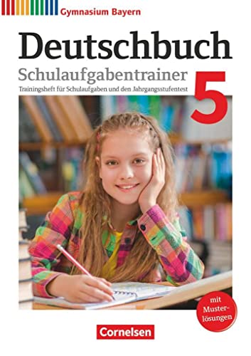 Beispielbild fr Deutschbuch Gymnasium - Bayern - Neubearbeitung / 5. Jahrgangsstufe - Schulaufgabentrainer mit Lsungen zum Verkauf von medimops