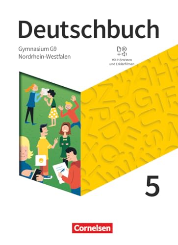 Stock image for Deutschbuch Gymnasium - Nordrhein-Westfalen - 5. Schuljahr - Schlerbuch for sale by Revaluation Books