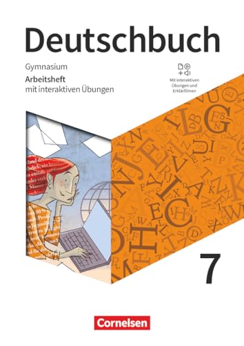 Imagen de archivo de Deutschbuch Gymnasium - Zu den Ausgaben Allgemeine Ausgabe, Niedersachsen - Neue Ausgabe: 7. Schuljahr - Arbeitsheft mit interaktiven bungen auf scook.de: Mit Lsungen a la venta por medimops