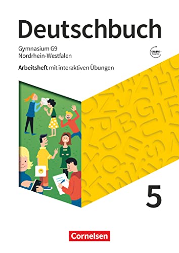 Beispielbild fr Deutschbuch Gymnasium - Nordrhein-Westfalen - Neue Ausgabe: 5. Schuljahr - Arbeitsheft mit interaktiven bungen auf scook.de: Mit Lsungen zum Verkauf von medimops