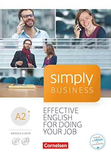 Stock image for Simply Business / A2+ - Coursebook mit Audio-CD und Video-DVD for sale by medimops