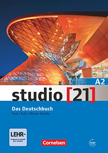 Stock image for studio [21] - Grundstufe: A2: Gesamtband - Das Deutschbuch (Kurs- und bungsbuch mit DVD-ROM): DVD: E-Book mit Audio, interaktiven bungen, Videoclips for sale by medimops