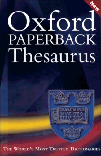 Beispielbild fr Oxford Thesaurus: Paperback Thesaurus (Third Edition): Wrterbuch zum Verkauf von Buchmarie