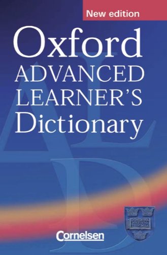 Oxford Advanced Learner's Dictionary of Current English. (9783068002018) by A.S. Hornby