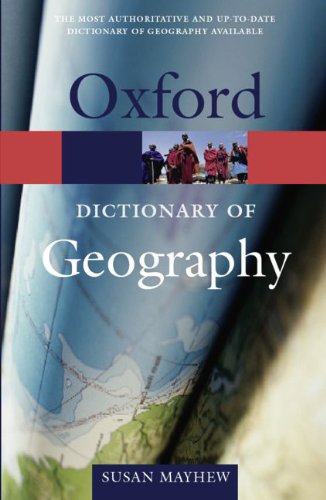 9783068005507: A Dictionary of Geography