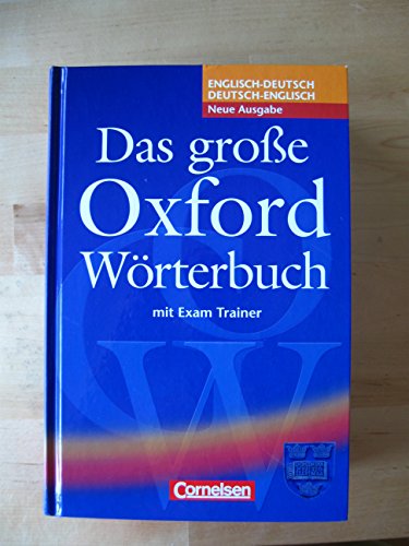 9783068013045: Das groe Oxford Wrterbuch