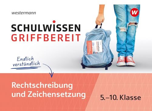 Stock image for Schulwissen griffbereit: Deutsche Rechtschreibung (Schulwissen griffbereit: Ausgabe 2023) for sale by medimops