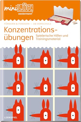 Imagen de archivo de miniLK. Frdern & Fordern: Konzentrationsbungen. Vorschule/1./2. Klasse a la venta por GreatBookPrices