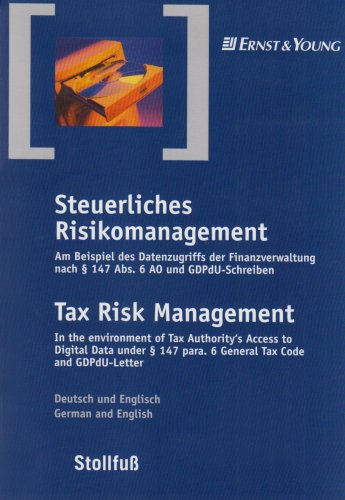 Beispielbild fr Steuerliches Risikomanagement Task Risk Management zum Verkauf von Versandantiquariat Felix Mcke