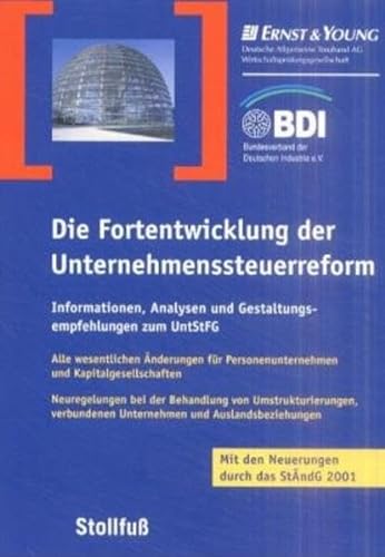 Die Fortentwicklung der Unternehmenssteuerreform. (9783082164013) by Hauber, Bruno; HÃ¶reth, Ulrike; Kessler, Wolfgang