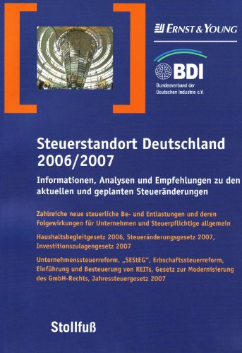 Steuerstandort Deutschland 2006/07 (9783082165010) by Ulrike HÃ¶reth