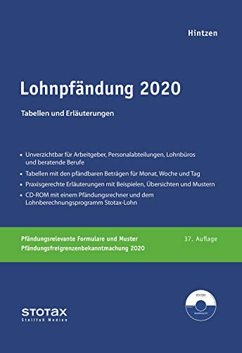 Stock image for Lohnpfndung 2020: Tabellen und Erluterungen for sale by medimops