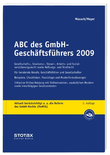 9783083160038: ABC des GmbH-Geschftfhrers 2009