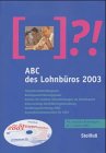 9783083178033: ABC des Lohnbros 2003.