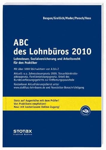 Beispielbild fr ABC des Lohnbros 2010 zum Verkauf von Versandantiquariat Jena