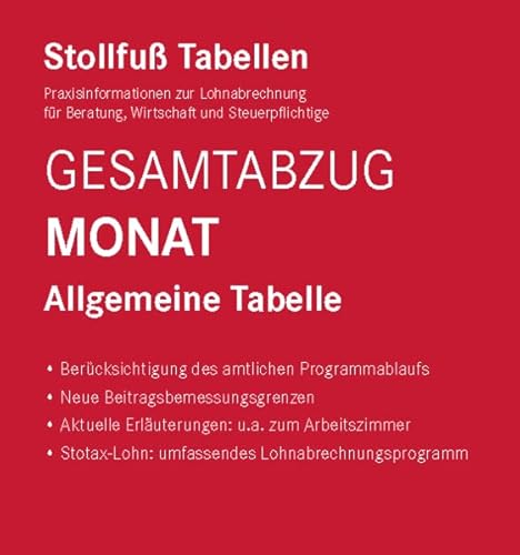 Stock image for Tabelle, Gesamtabzug 2022 Monat Sonderausgabe Juni 2022: Bundesweit gltige Ausgabe for sale by medimops