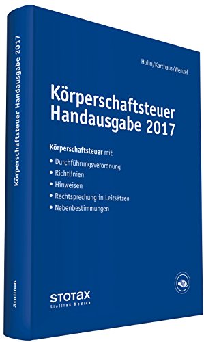 Stock image for Krperschaftsteuer Handausgabe 2017 for sale by medimops