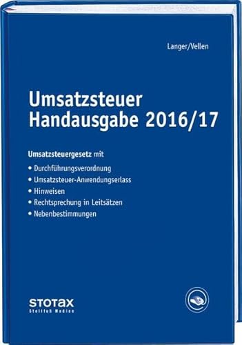 Beispielbild fr Umsatzsteuer Handausgabe 2016/17 zum Verkauf von medimops