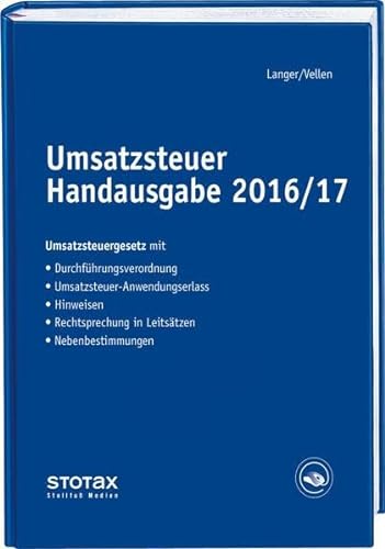 Stock image for Umsatzsteuer Handausgabe 2016/17 for sale by medimops