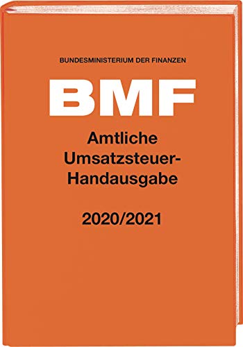 Stock image for Amtliche Umsatzsteuer-Handausgabe 2020/2021 (Amtliche Handausgaben des BMF) for sale by medimops