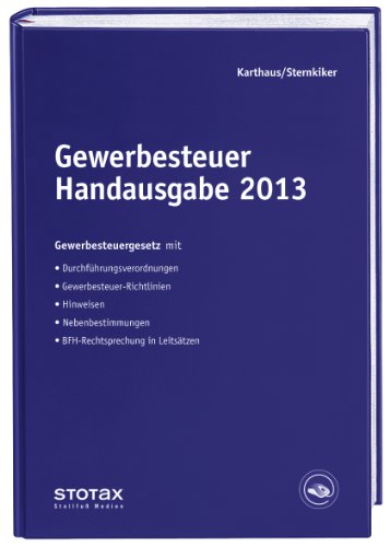 Stock image for Gewerbesteuer Handausgabe 2013 for sale by medimops